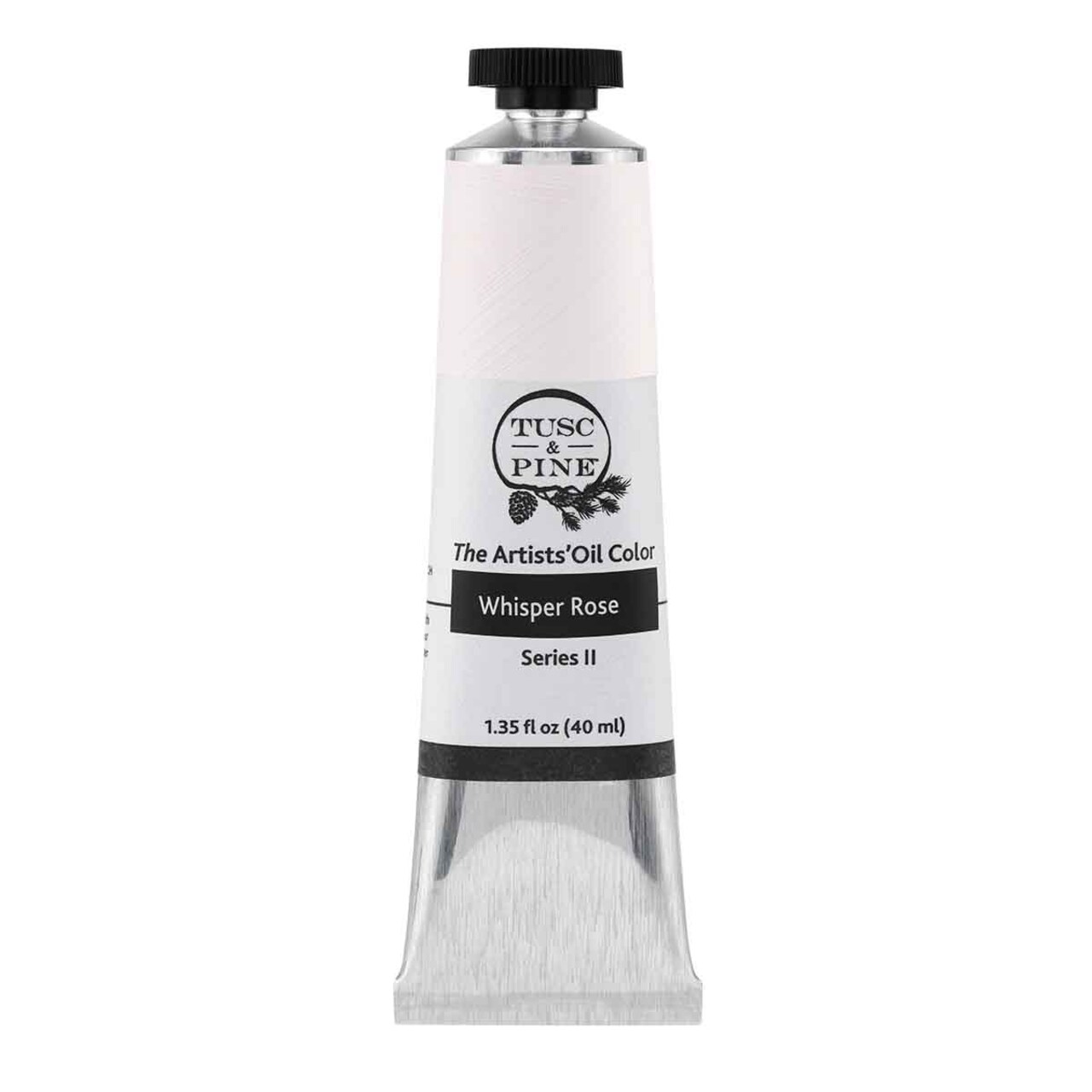 Tusc & Pine Artist Oil Paint - Whisper Rose, 40 ml, Non-Yellowing, Rich & Creamy Consistency, Maximum Pigment Load, Small Batch Milled Oil Paints Made in the USA for Professional Artists